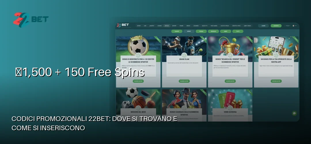 22bet promotional banner