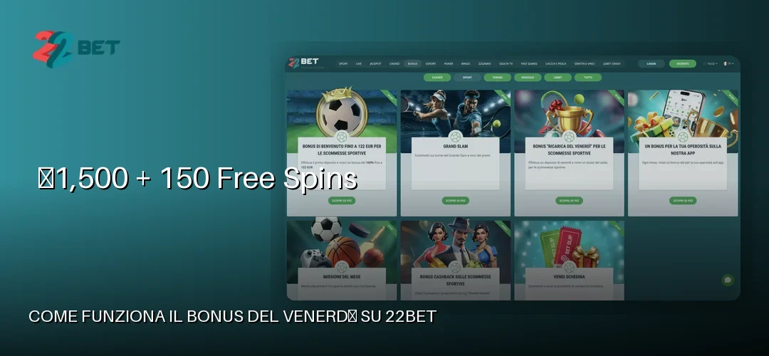 22bet promotional banner